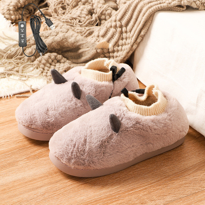 Electric Feet Warming Slippers