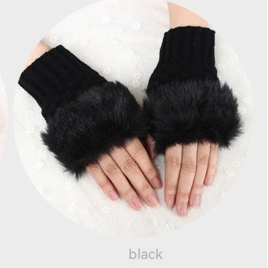 Women's Half Finger Mittens