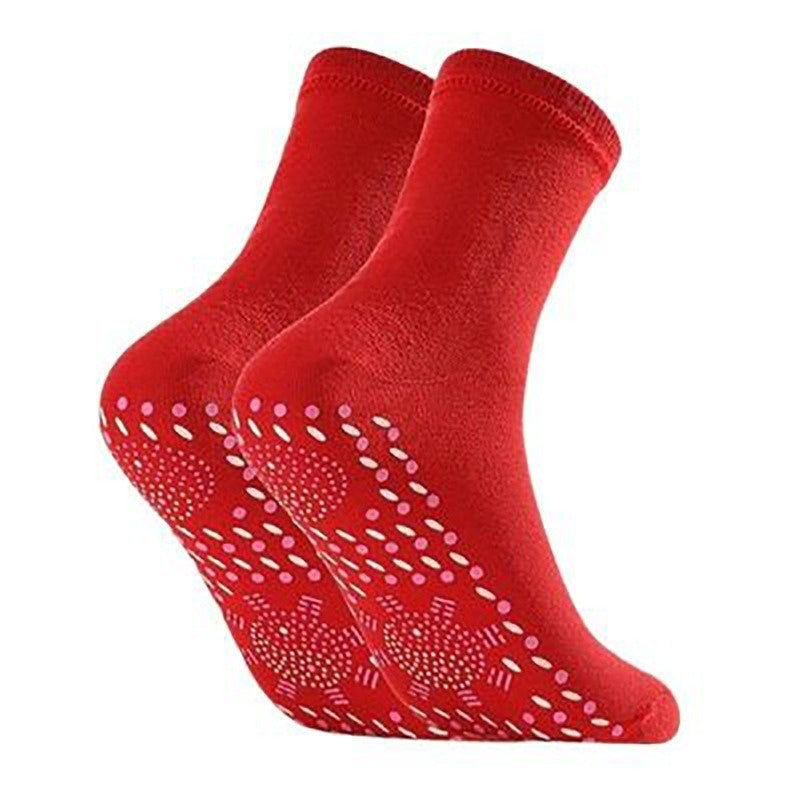 Self-heating Socks with Foot Massager