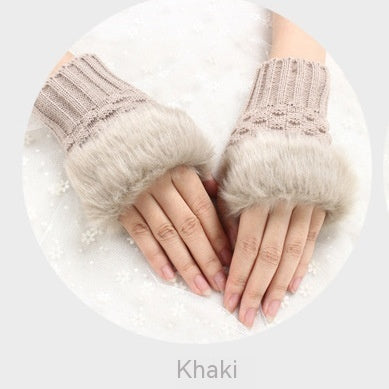 Women's Half Finger Mittens