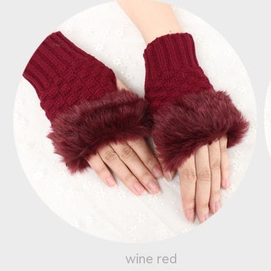 Women's Half Finger Mittens
