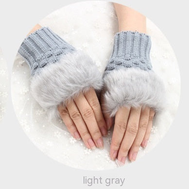 Women's Half Finger Mittens