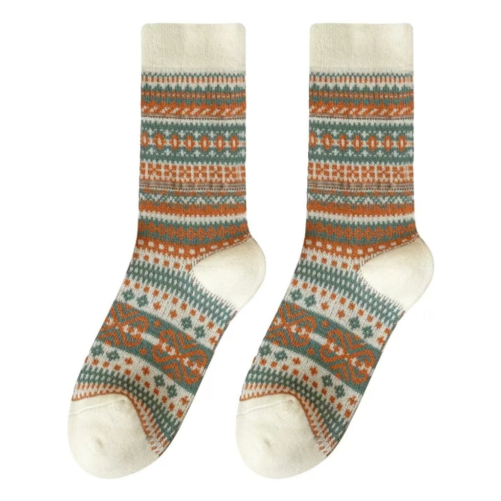 Bunching Retro Mid-calf Socks