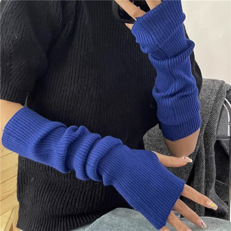 Knitted Fingerless Gloves