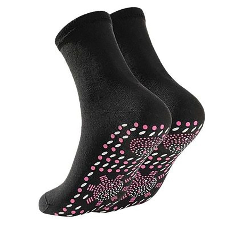 Self-heating Socks with Foot Massager