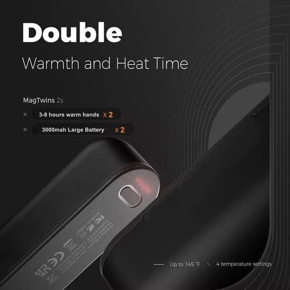 Magnetic Detachable Portable Hand Warmer