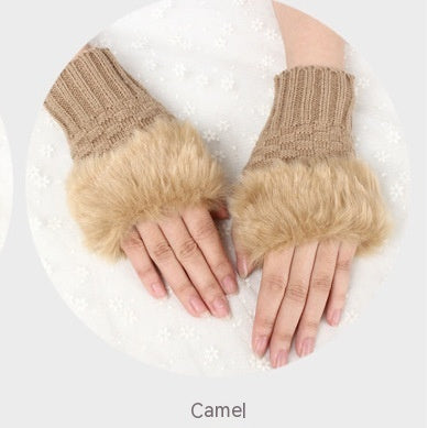 Women's Half Finger Mittens