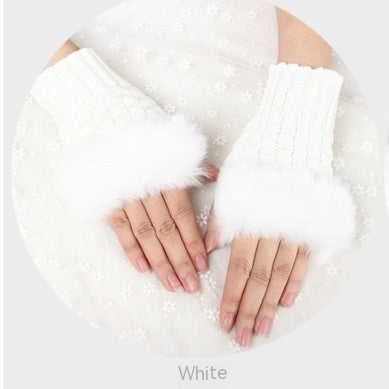 Women's Half Finger Mittens