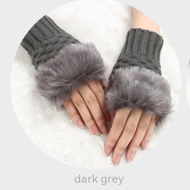 Women's Half Finger Mittens