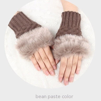 Women's Half Finger Mittens