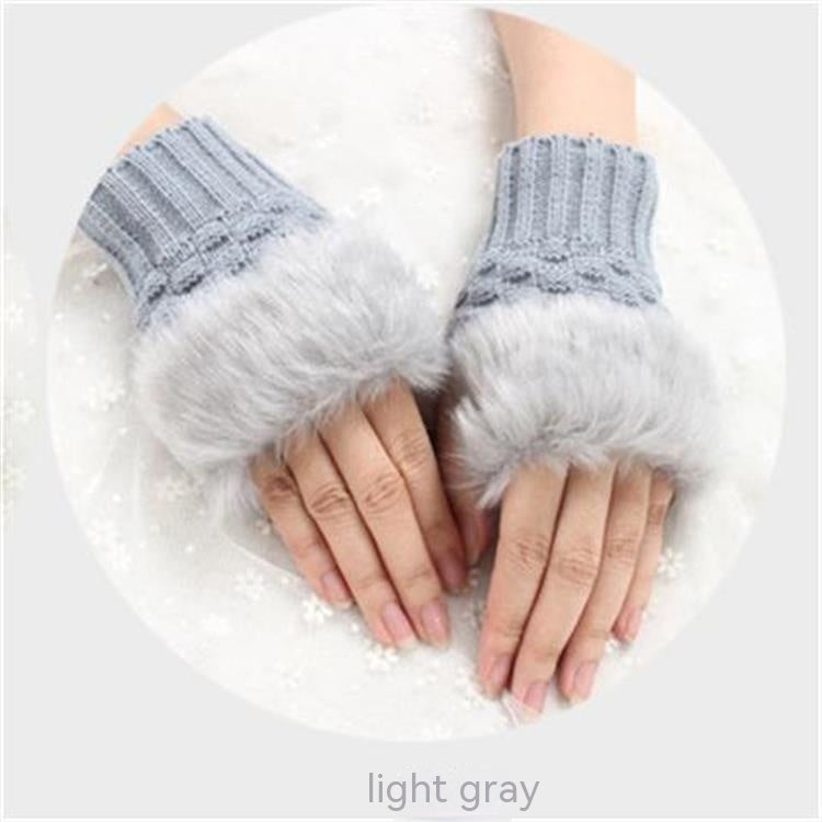Women's Half Finger Mittens